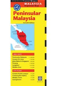Peninsular Malaysia Travel Map Seventh Edition