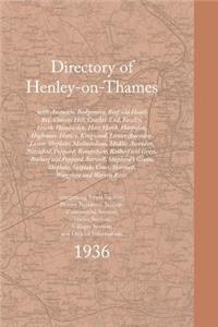 Henley-On-Thames and Neighbourhood Directory 1936