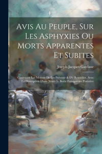 Avis Au Peuple, Sur Les Asphyxies Ou Morts Apparentes Et Subites