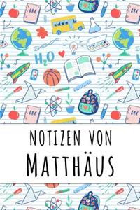 Notizen von Matthäus