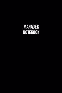 Manager Notebook - Manager Diary - Manager Journal - Gift for Manager