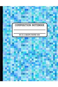 Composition Notebook Graph Paper 4x4