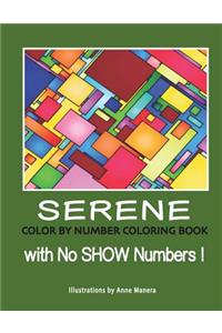 Serene Color by Number Coloring Book