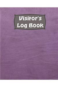 Visitor Log Book