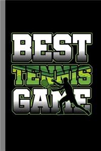 Best Tennis Game