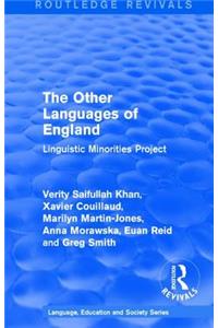 Routledge Revivals: The Other Languages of England (1985)