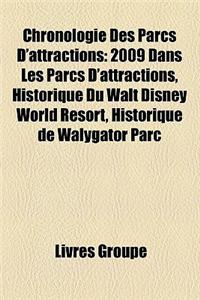 Chronologie Des Parcs D'Attractions: 2009 Dans Les Parcs D'Attractions, Historique Du Walt Disney World Resort, Historique de Walygator Parc