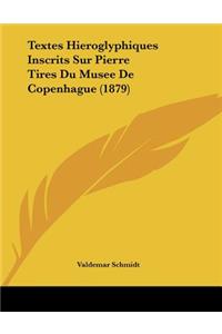 Textes Hieroglyphiques Inscrits Sur Pierre Tires Du Musee De Copenhague (1879)