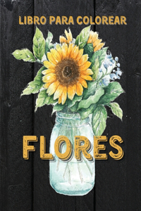 Flores Libro Para Colorear