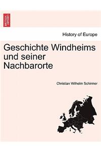 Geschichte Windheims Und Seiner Nachbarorte