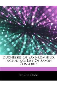 Duchesses of Saxe-R Mhild, Including