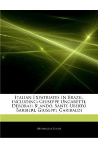 Articles on Italian Expatriates in Brazil, Including: Giuseppe Ungaretti, Deborah Blando, Sante Uberto Barbieri, Giuseppe Garibaldi