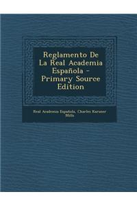 Reglamento de La Real Academia Espanola