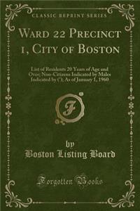 Ward 22 Precinct 1, City of Boston