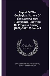 Report of the Geological Survey of the State of New Hampshire, Showing Its Progress During ... [1868]-1872, Volume 5