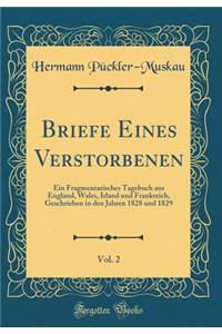 Briefe Eines Verstorbenen, Vol. 2