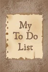 My To Do List Journal