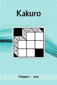 Kakuro: Volume 7 2016