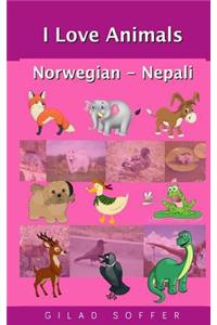 I Love Animals Norwegian - Nepali