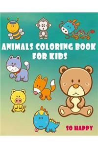 Animals Coloring Book For Kids