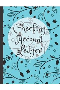 Checking Account Ledger - Colorful Accounting Book - 8.5