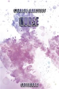 World Greatest Nurse Notebook