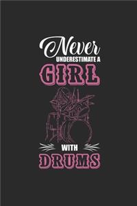 Never Underestimate A Girl With Drums