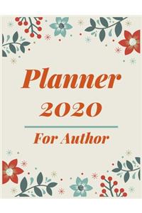 Planner 2020 for author