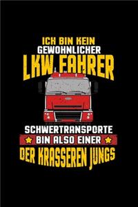 Ich bin kein gewöhnlicher LKW fahrer Schwertransporte
