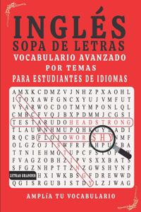 Inglés Sopa De Letras Vocabulario Avanzado Por Temas