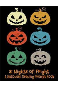 31 Nights Of Fright A Halloween Drawing Prompt Book