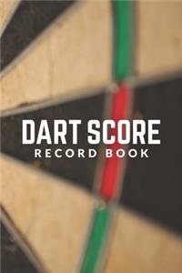 Dart Score Record Book