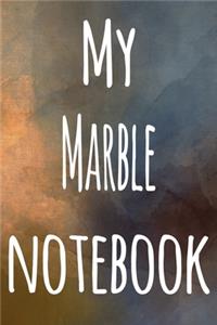 My Marble Notebook