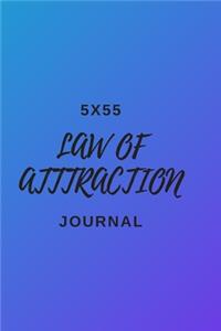 5x55 Law of Attraction Journal