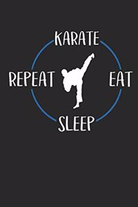 Karate Eat Sleep Repeat
