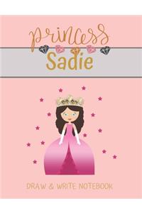 Princess Sadie Draw & Write Notebook