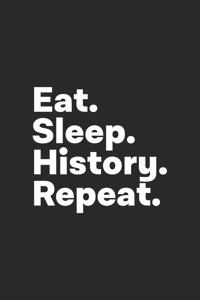 Eat Sleep History Repeat