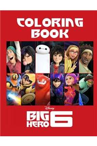 Big Hero 6 Coloring Book: Great Activity Book for Kids