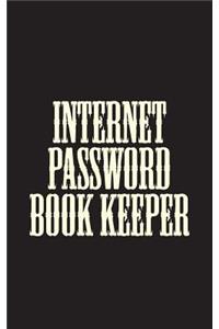 Internet Password Book Keeper