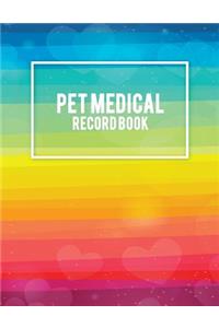 Pet Medical Record Book