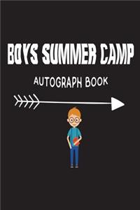 Boys Summer Camp Autograph Book