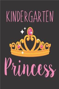 Kindergarten Princess: 6x9 Notebook, Ruled, Kindergarten Girls, Back to School, Writing Workbook for Class, Classmates, Friends