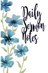 Daily Sermon Notes
