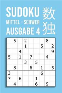 SUDOKU mittel - schwer Ausgabe 4