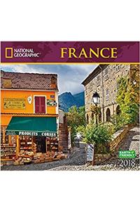 National Geographic France 2018 Wall Calendar