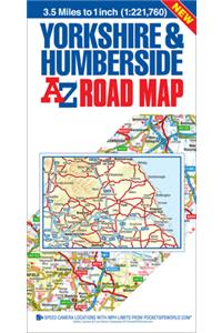 Yorkshire & Humberside Road Map