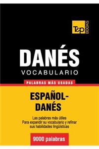 Vocabulario Espanol-Danes - 9000 Palabras Mas Usadas