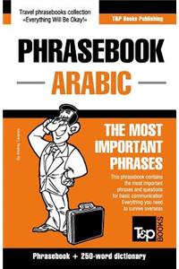 English-Arabic phrasebook and 250-word mini dictionary