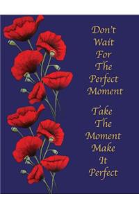 Don't Wait for the Perfect Moment