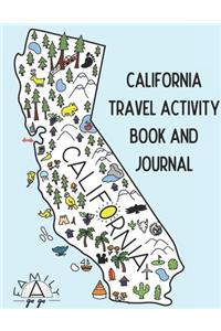 California Travel Activity Book and Journal